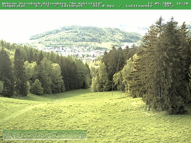 Archiv Foto Webcam Steinbach-Hallenberg