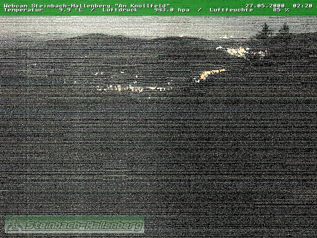 Archived image Webcam Steinbach-Hallenberg