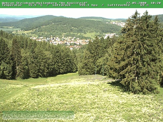 Archived image Webcam Steinbach-Hallenberg