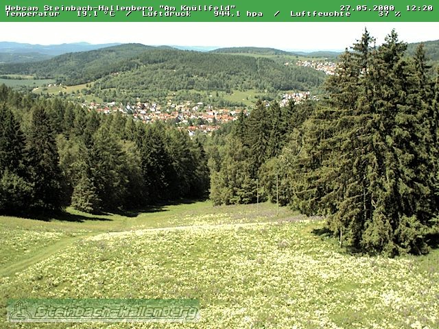 Archived image Webcam Steinbach-Hallenberg