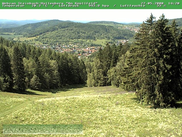 Archived image Webcam Steinbach-Hallenberg