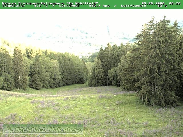 Archived image Webcam Steinbach-Hallenberg
