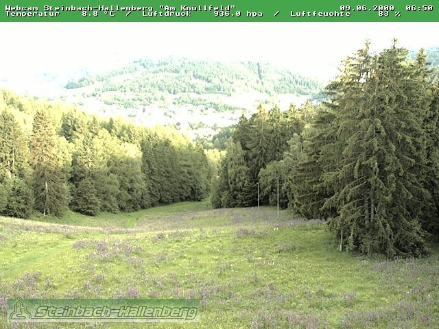 Archived image Webcam Steinbach-Hallenberg