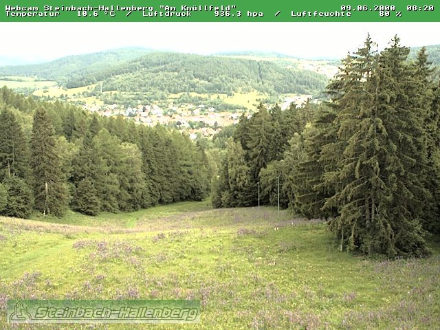 Archived image Webcam Steinbach-Hallenberg