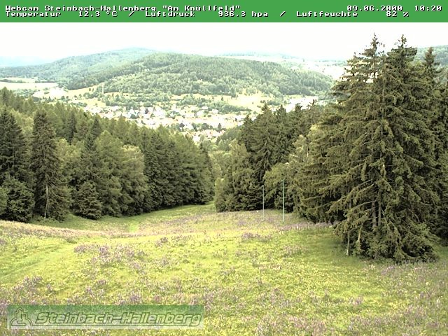 Archived image Webcam Steinbach-Hallenberg