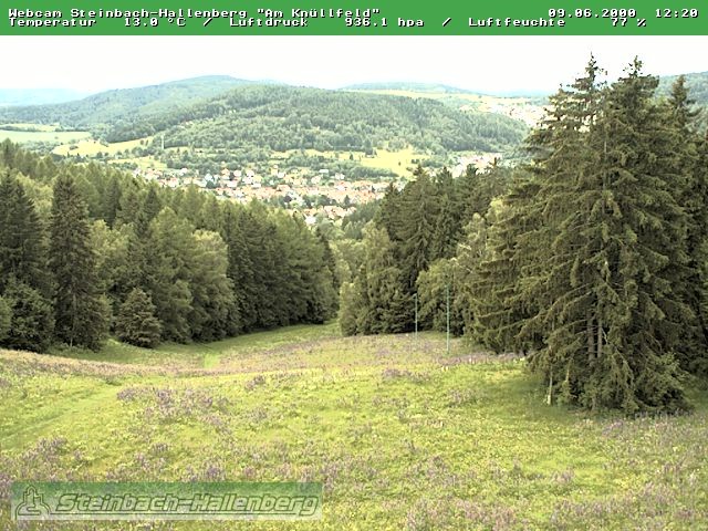 Archived image Webcam Steinbach-Hallenberg
