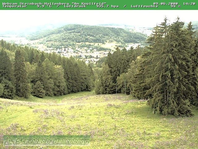 Archived image Webcam Steinbach-Hallenberg