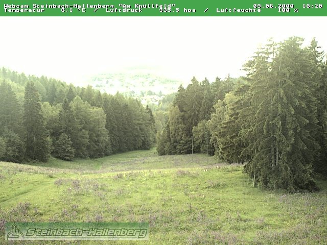 Archived image Webcam Steinbach-Hallenberg