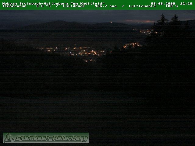 Archived image Webcam Steinbach-Hallenberg