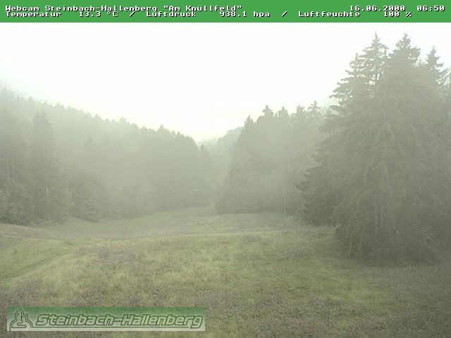 Archiv Foto Webcam Steinbach-Hallenberg