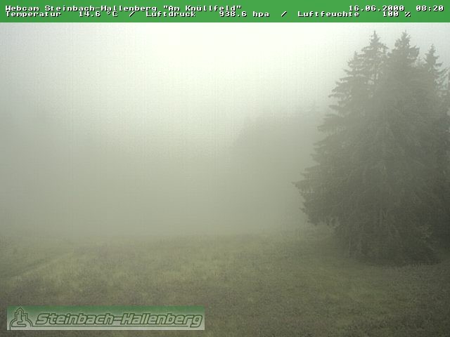 Archiv Foto Webcam Steinbach-Hallenberg