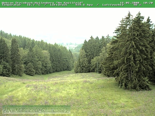 Archiv Foto Webcam Steinbach-Hallenberg