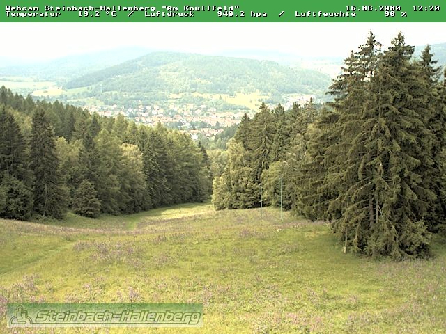 Archiv Foto Webcam Steinbach-Hallenberg