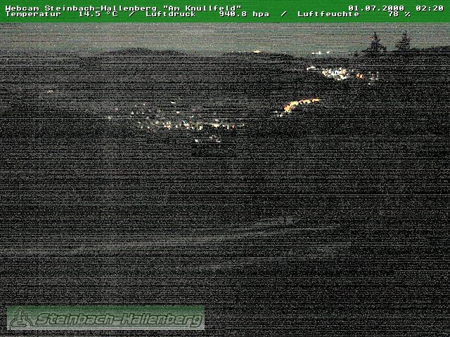 Archiv Foto Webcam Steinbach-Hallenberg