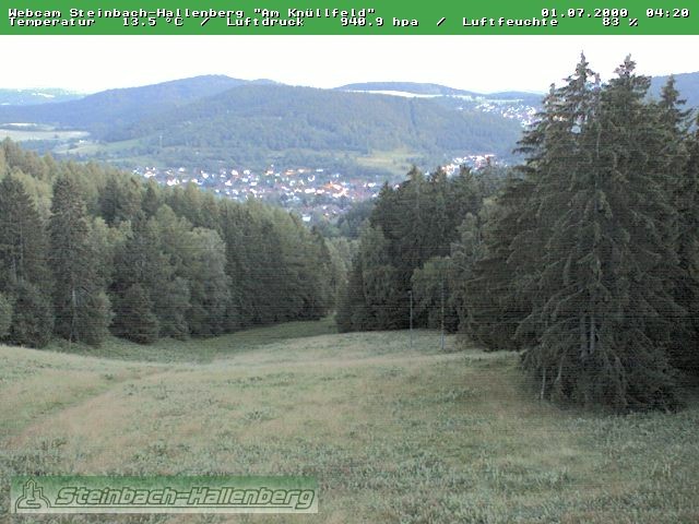 Archiv Foto Webcam Steinbach-Hallenberg