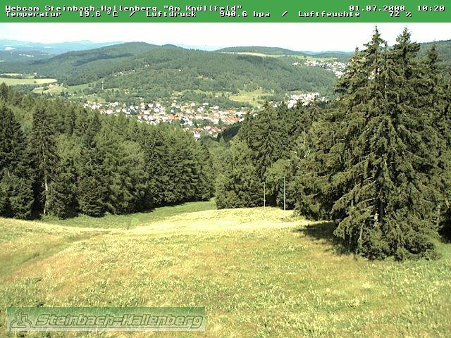 Archiv Foto Webcam Steinbach-Hallenberg
