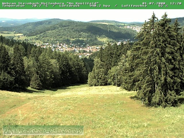Archiv Foto Webcam Steinbach-Hallenberg