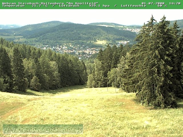 Archiv Foto Webcam Steinbach-Hallenberg