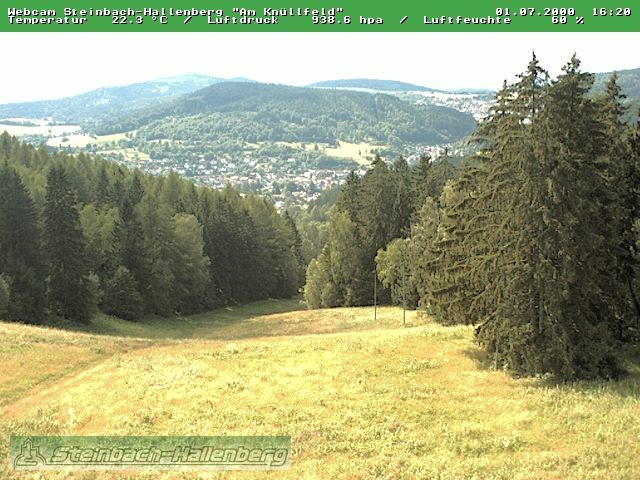 Archiv Foto Webcam Steinbach-Hallenberg