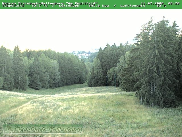 Archived image Webcam Steinbach-Hallenberg