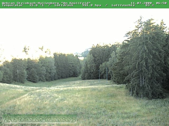 Archived image Webcam Steinbach-Hallenberg