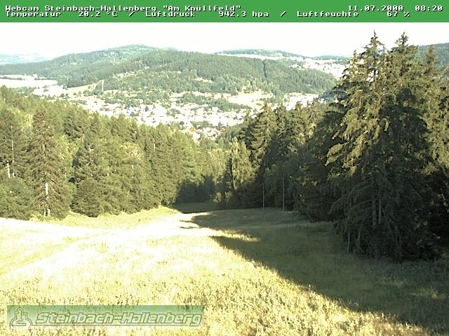 Archived image Webcam Steinbach-Hallenberg