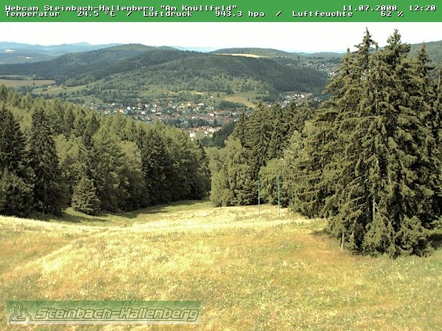 Archived image Webcam Steinbach-Hallenberg