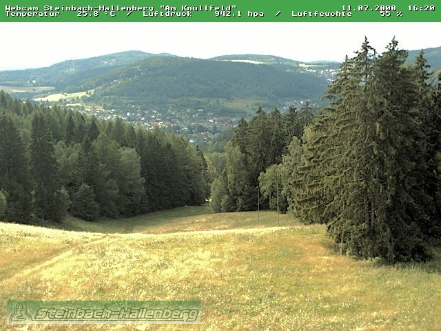 Archived image Webcam Steinbach-Hallenberg