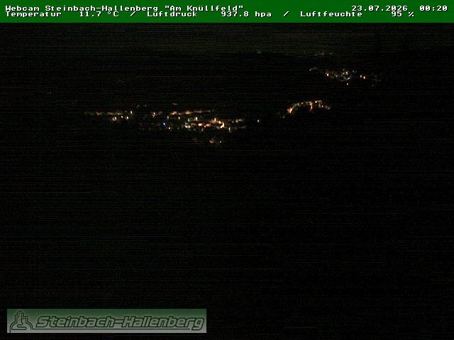 Archiv Foto Webcam Steinbach-Hallenberg