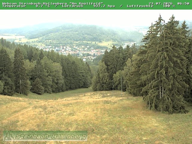 Archiv Foto Webcam Steinbach-Hallenberg