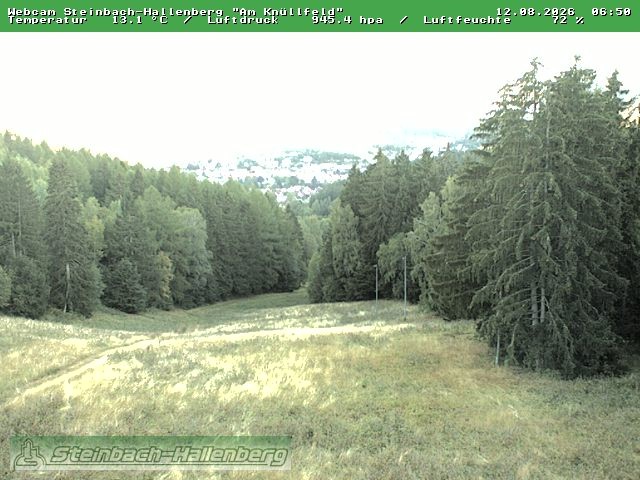 Archiv Foto Webcam Steinbach-Hallenberg