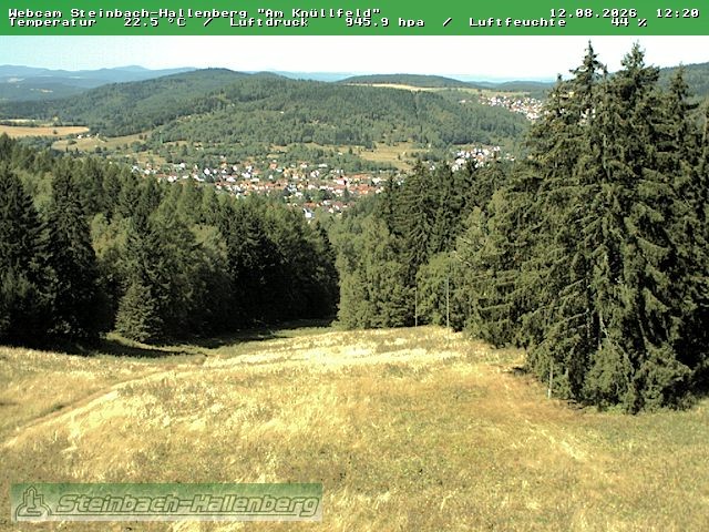 Archiv Foto Webcam Steinbach-Hallenberg