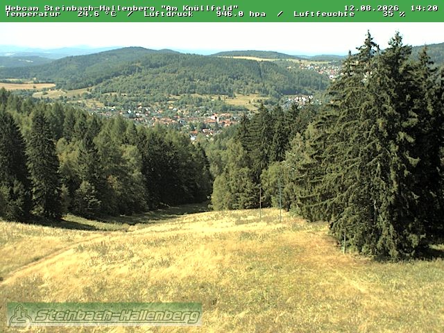 Archiv Foto Webcam Steinbach-Hallenberg