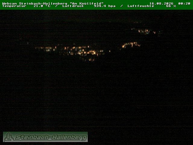 Archived image Webcam Steinbach-Hallenberg