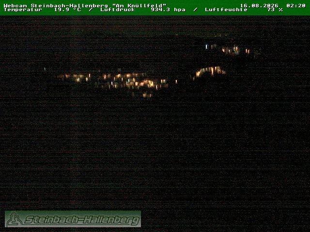 Archived image Webcam Steinbach-Hallenberg