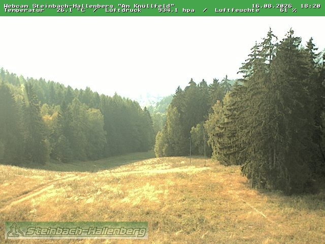 Archived image Webcam Steinbach-Hallenberg