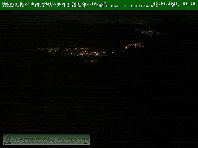 Archiv Foto Webcam Steinbach-Hallenberg