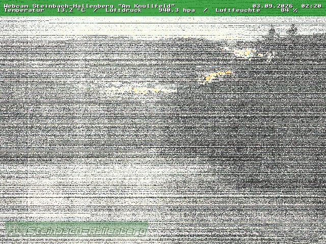Archiv Foto Webcam Steinbach-Hallenberg