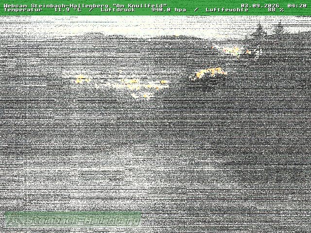 Archiv Foto Webcam Steinbach-Hallenberg
