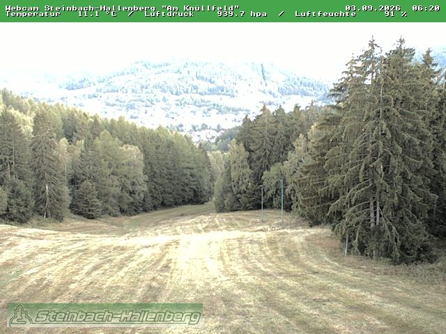 Archiv Foto Webcam Steinbach-Hallenberg