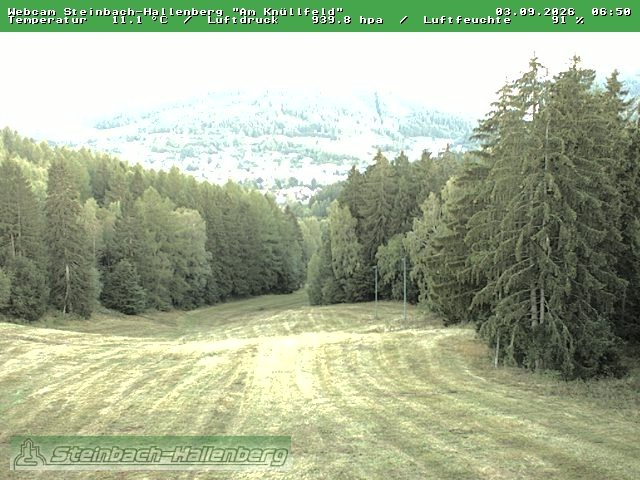 Archiv Foto Webcam Steinbach-Hallenberg