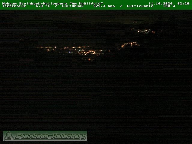 Archiv Foto Webcam Steinbach-Hallenberg