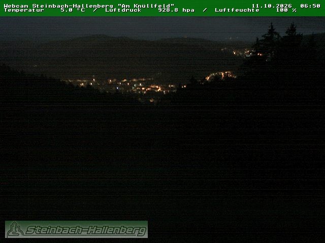 Archiv Foto Webcam Steinbach-Hallenberg