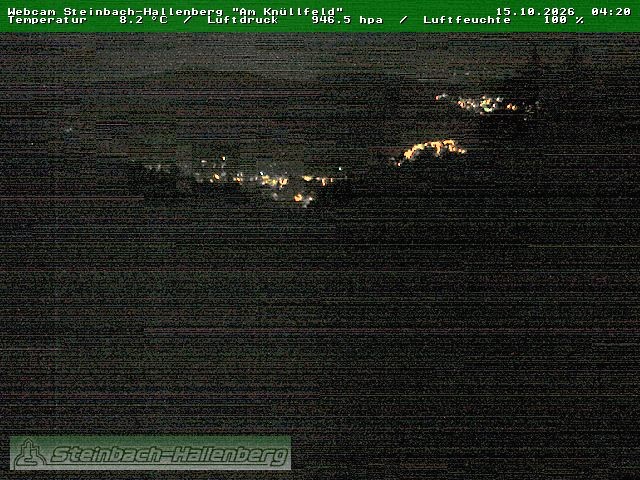 Archiv Foto Webcam Steinbach-Hallenberg