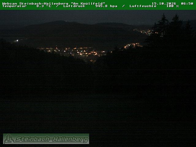 Archiv Foto Webcam Steinbach-Hallenberg