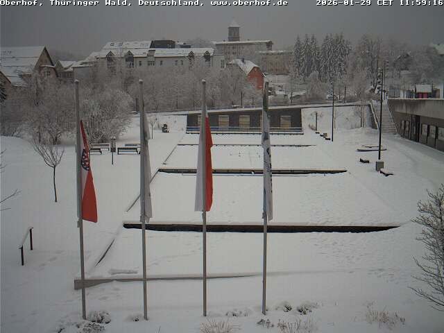Archiv Foto Webcam Ortszentrum Oberhof