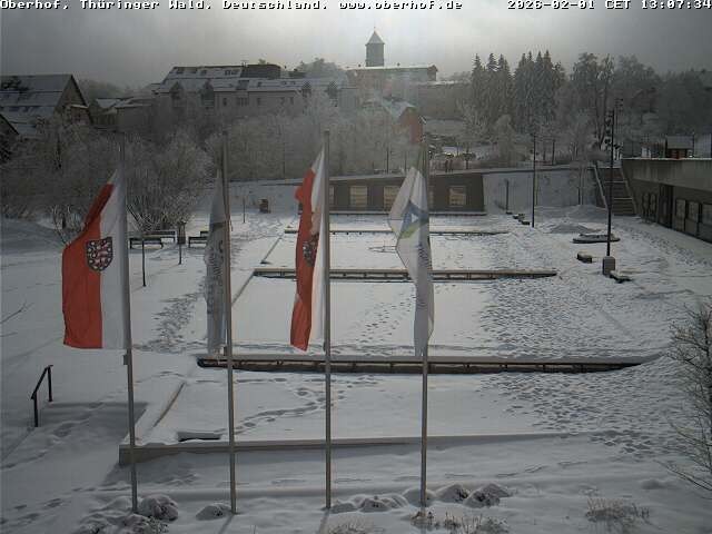 Archiv Foto Webcam Ortszentrum Oberhof