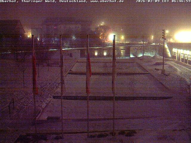 Archiv Foto Webcam Ortszentrum Oberhof