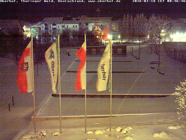 Archiv Foto Webcam Ortszentrum Oberhof