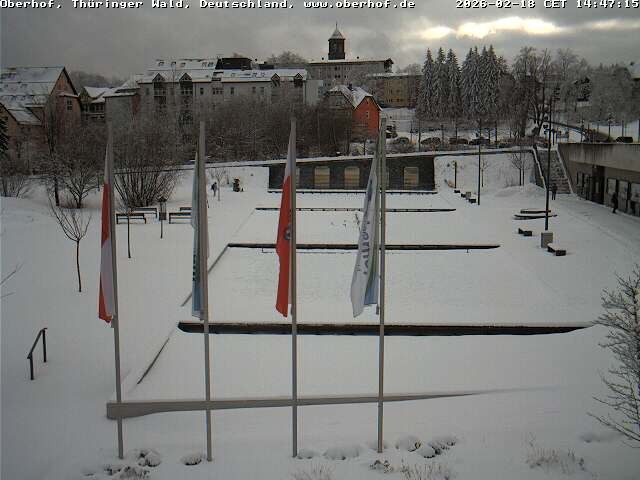 Archiv Foto Webcam Ortszentrum Oberhof